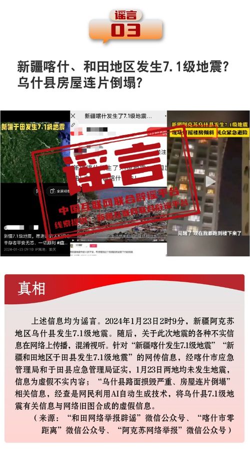 打擊網(wǎng)絡(luò)謠言 共建清朗家園 中國互聯(lián)網(wǎng)聯(lián)合辟謠平臺(tái)2024年1月辟謠榜